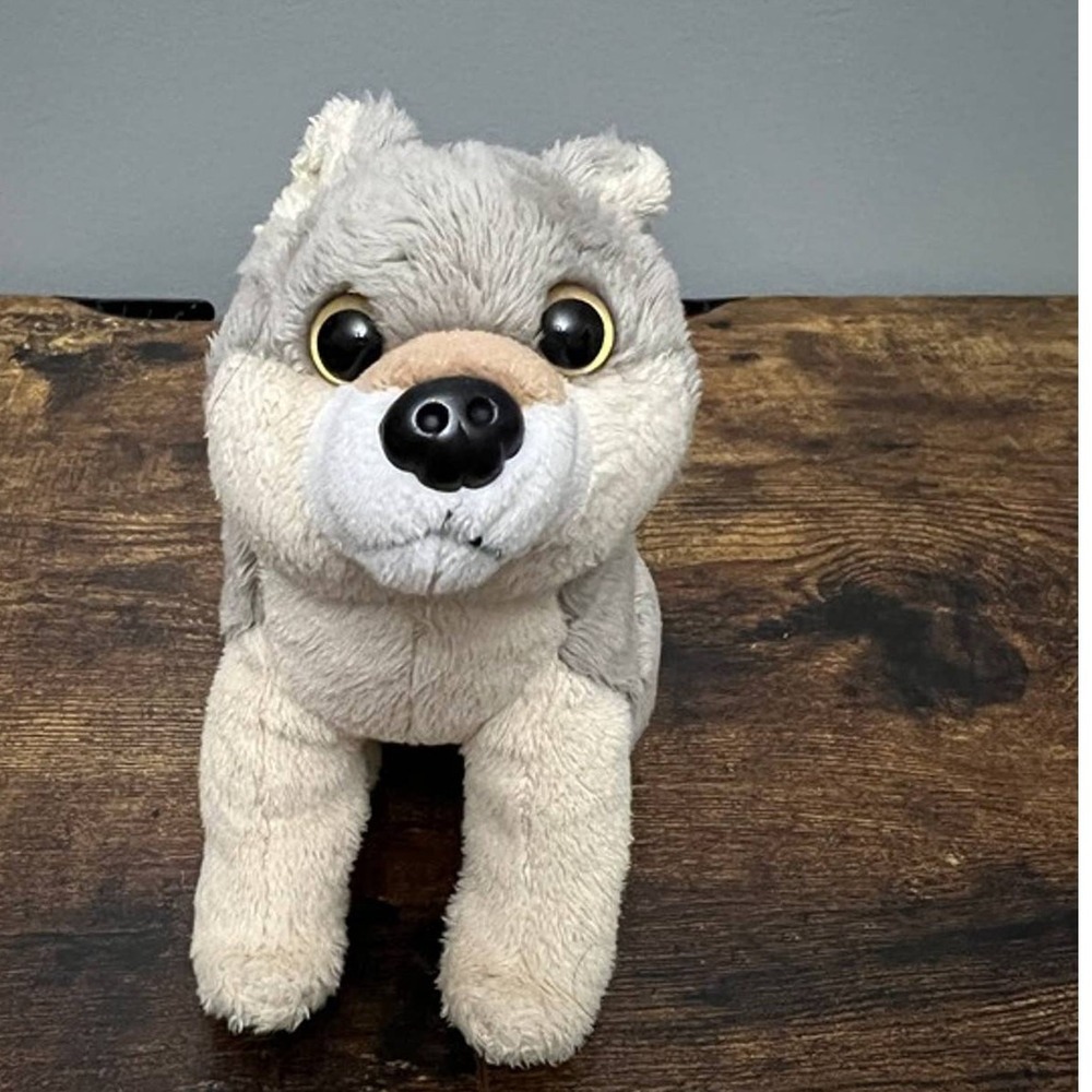 Wild Republic Gray Sitting Timber Wolf Plush Stuffed Animal Wildlife Toy 6 inch